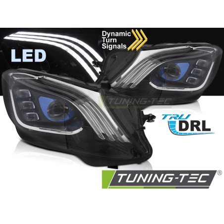 Fari Anteriori LED Nero per Mercedes-Benz W222 2013-2017 (Cod. TT-LPMEE9)