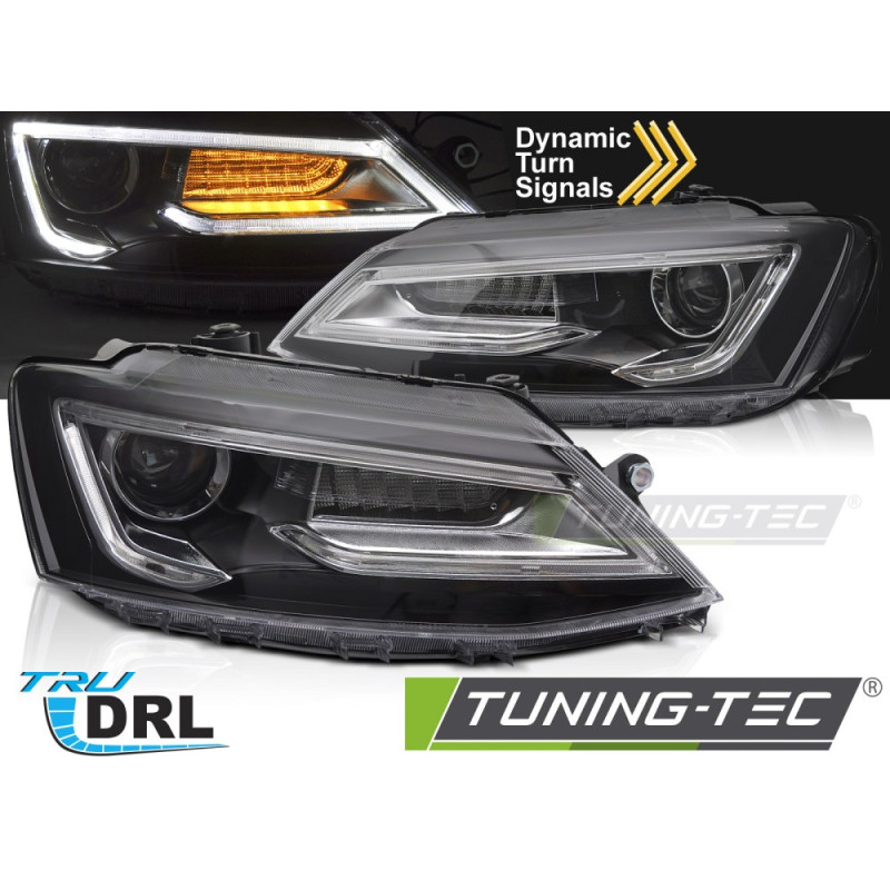 Fari Anteriori Nero per Volkswagen Jetta Vi 2011-2018 (Cod. TT-LPVWX0) Fari Anteriori Nero per Volkswagen Jetta Vi 2011-2018 (Cod. TT-LPVWX0)