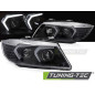 Fari Anteriori LED Nero per BMW E90/E91 2005-2008 (Cod. TT-LPBMP4)