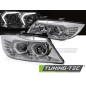 Fari Anteriori LED Cromato per BMW E90/E91 2005-2008 (Cod. TT-LPBMP3)