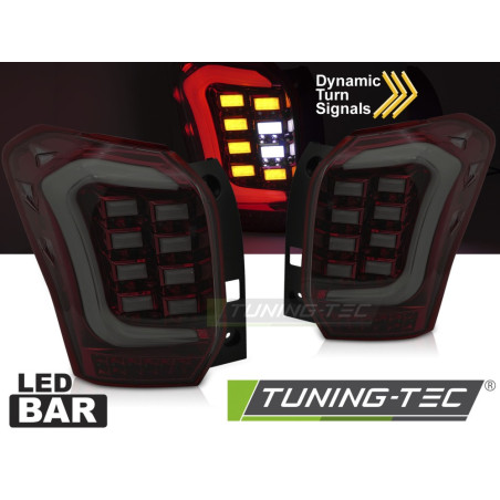 Fanali Posteriori LED Rosso Fumé per Subaru Forester Iv 2013-2018 (Cod. TT-LDSU02)