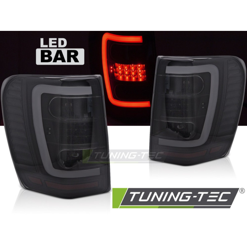 Fanali Posteriori LED Nero per Chrysler Jeep Grand Cherokee 1999-05/2005 (Cod. TT-LDCH39)