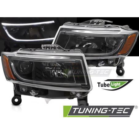 Fanali Posteriori Nero per Chrysler Jeep Grand Cherokee 2014-2016 (Cod. TT-LPCH43)