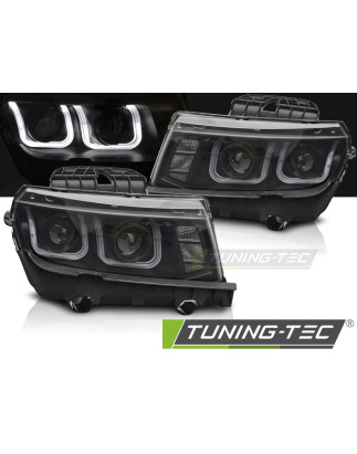 Fanali Posteriori LED Nero per Chevrolet Camaro 2013-2015 (Cod. TT-LPCT21)