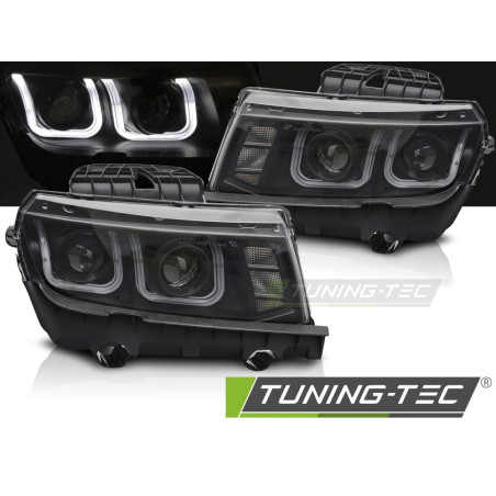 Fanali Posteriori LED Nero per Chevrolet Camaro 2013-2015 (Cod. TT-LPCT21)
