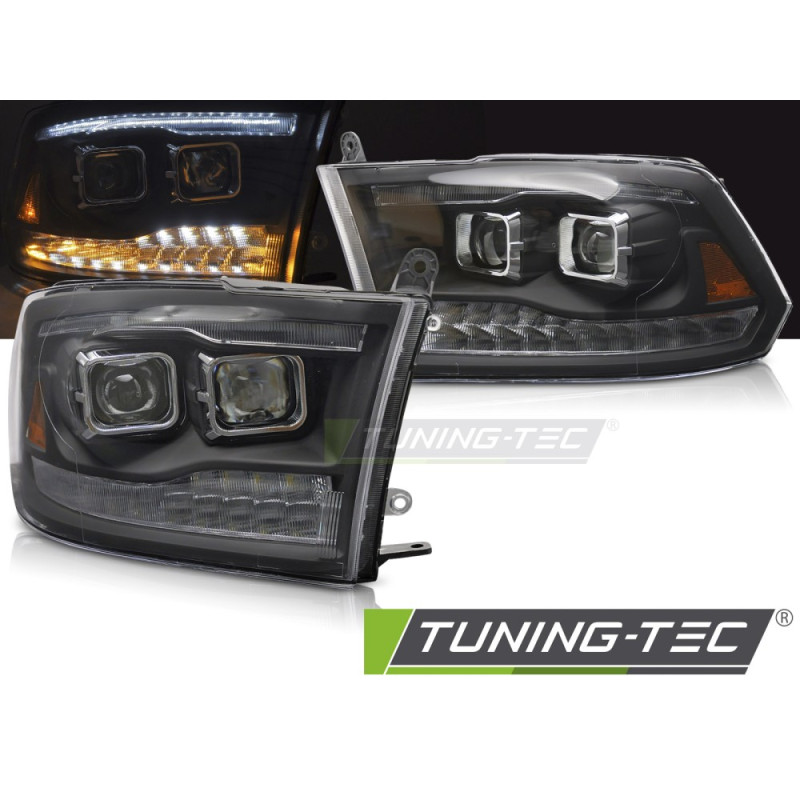 Fanali Posteriori Nero per Dodge Ram 2009-2018 (Cod. TT-LPDO41)