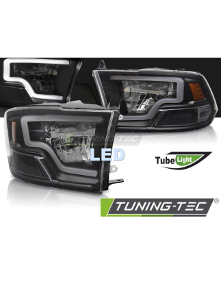 Fanali Posteriori LED LED Nero per Dodge Ram 2009-2018 (Cod. TT-LPDO38)