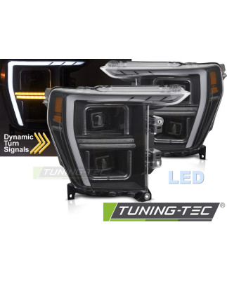 Fari Anteriori LED Nero per Ford F150 Mk14 2020-2023 (Cod. TT-LPFOC2)