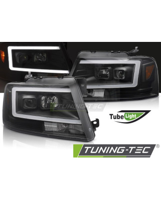 Fanali Posteriori LED Nero per Ford F150 Mk 11 2004-2008 (Cod. TT-LPFOB0)