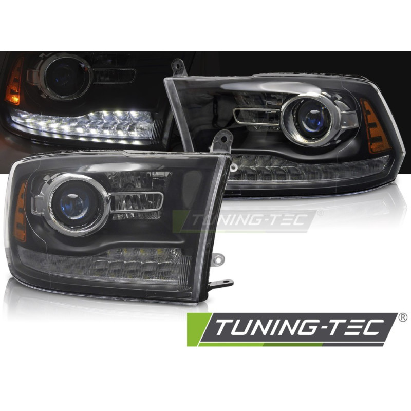 Fanali Posteriori Nero per Dodge Ram 2009-2018 (Cod. TT-LPDO43)