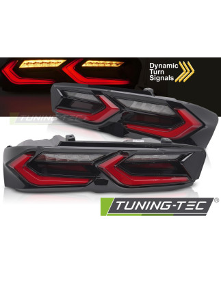 Fanali Posteriori LED Nero per Chevrolet Camaro 2019-2023 (Cod. TT-LDCT09)