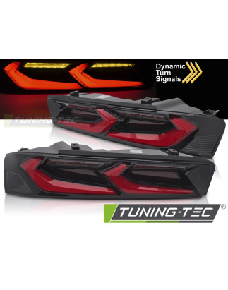 Fanali Posteriori LED Nero per Chevrolet Camaro 2016-2018 (Cod. TT-LDCT07)
