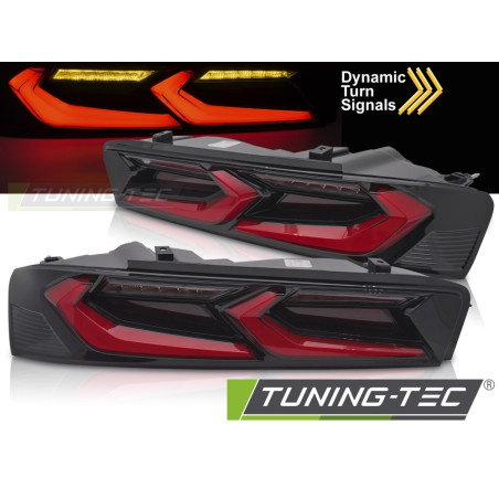 Fanali Posteriori LED Nero per Chevrolet Camaro 2016-2018 (Cod. TT-LDCT07)
