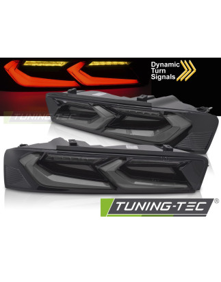 Fanali Posteriori LED Nero per Chevrolet Camaro 2016-2018 (Cod. TT-LDCT08)