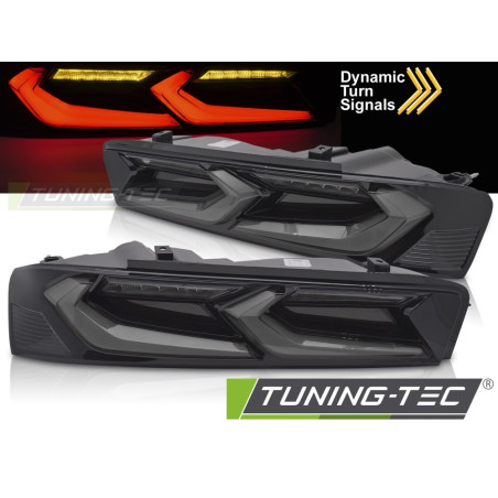 Fanali Posteriori LED Nero per Chevrolet Camaro 2016-2018 (Cod. TT-LDCT08)