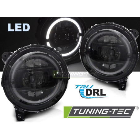 Fari Anteriori Luci Diurne DRL LED per Jeep Wrangler Jl 2018-2023 (Cod. TT-LPCH41)