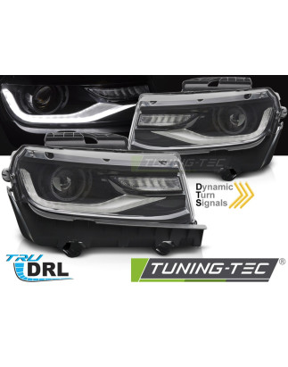 Fanali Posteriori LED Nero per Chevrolet Camaro 2013-2015 (Cod. TT-LPCT15)