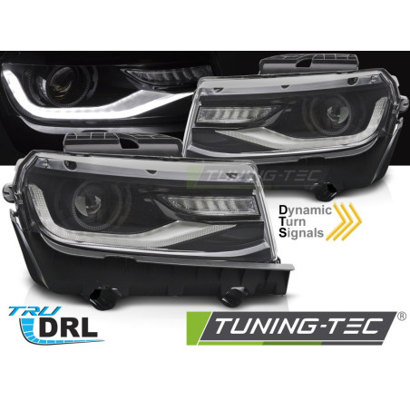 Fanali Posteriori LED Nero per Chevrolet Camaro 2013-2015 (Cod. TT-LPCT15)