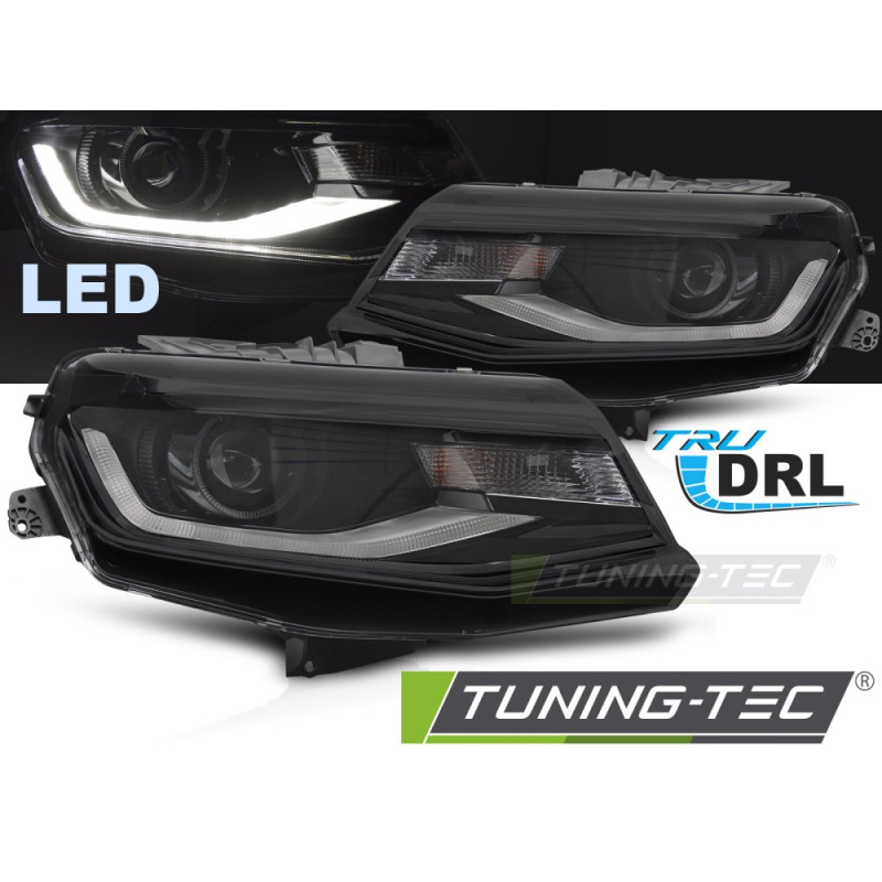 Fari Anteriori Luci Diurne DRL LED per Chevrolet Camaro 2016-2018 (Cod. TT-LPCT16)
