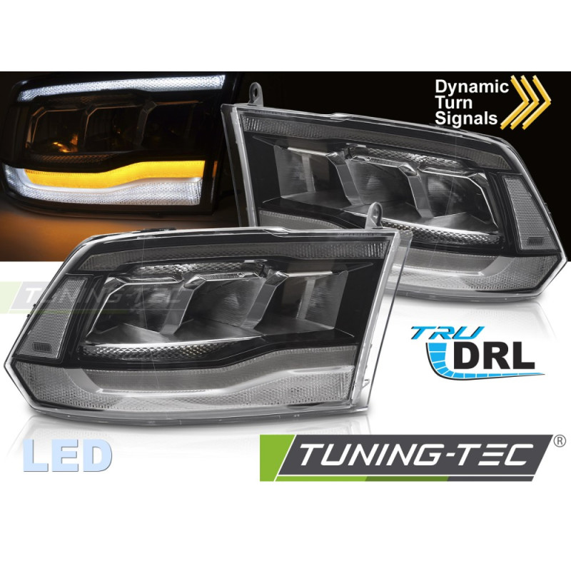 Fari Anteriori Luci Diurne DRL LED per Dodge Ram 2009-2018 (Cod. TT-LPDO28)