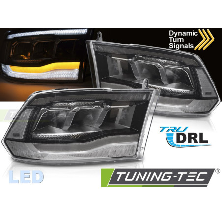 Fari Anteriori Luci Diurne DRL LED per Dodge Ram 2009-2018 (Cod. TT-LPDO28)