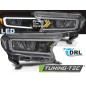 Fari Anteriori LED Nero per Ford Ranger V 2016-2022 (Cod. TT-LPFO93)