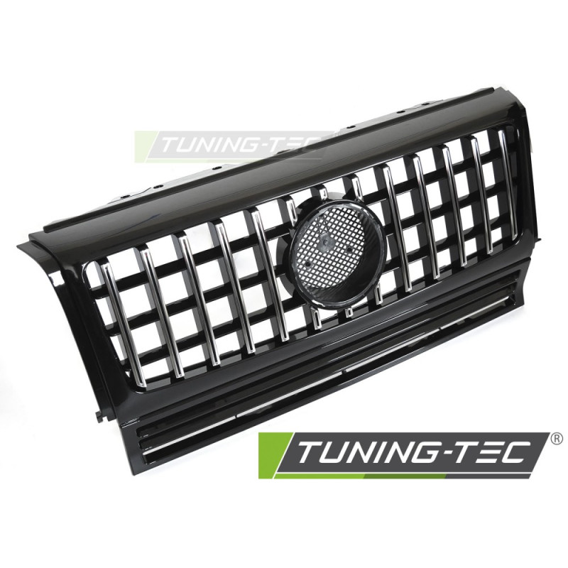 Griglia Frontale Cromato Nero per Mercedes-Benz W463 1990-2012 (Cod. TT-GRMEC2)