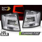 Fanali Posteriori LED Cromato per Skoda Octavia Iii Sw OEM Bulb 2012-2020 (Cod. TT-LDSK16)