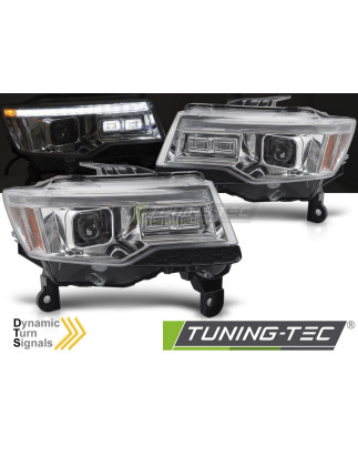 Fanali Posteriori Cromato per Chrysler Jeep Grand Cherokee Seq 2014-2021 (Cod. TT-LPCH35)