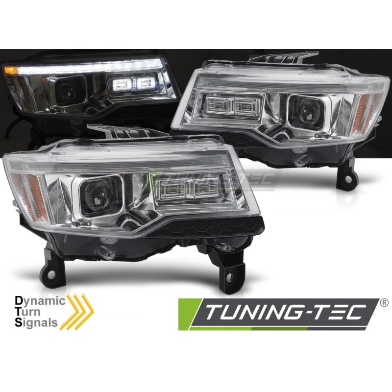 Fanali Posteriori Cromato per Chrysler Jeep Grand Cherokee Seq 2014-2021 (Cod. TT-LPCH35) Fanali Posteriori Cromato per Chrysler Jeep Grand Cherokee Seq 2014-2021 (Cod. TT-LPCH35)