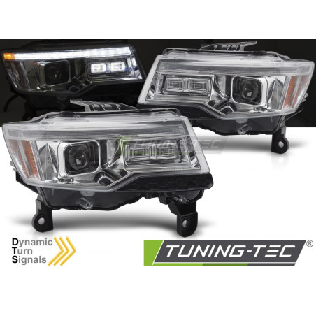 Fanali Posteriori Cromato per Chrysler Jeep Grand Cherokee Seq 2014-2021 (Cod. TT-LPCH35)