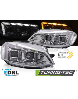 Fari Anteriori Cromato per Volkswagen Golf 7 2017-2019 (Cod. TT-LPVWX4)