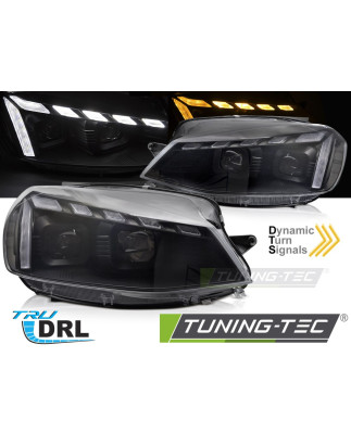 Fari Anteriori Nero per Volkswagen Golf 7 2017-2019 (Cod. TT-LPVWX5)