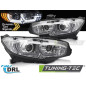 Fari Anteriori Luci Diurne DRL Cromato per Honda Civic X 2016-2021 (Cod. TT-LPHO33)