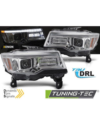 Fanali Posteriori Cromato per Chrysler Jeep Grand Cherokee Seq Hid 2014-2021 (Cod. TT-LPCH37)