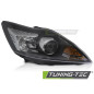 Fari Anteriori Nero per Ford Focus Mk2 2008-2010 (Cod. TT-FFO05R)