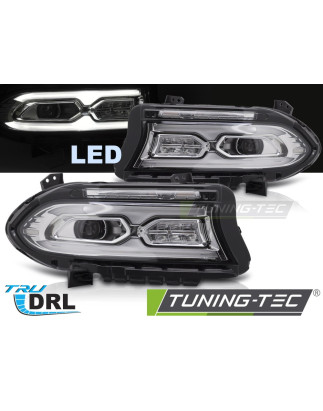 Fari Anteriori LED Cromato per Dodge Charger 2014-2023 (Cod. TT-LPDO44)