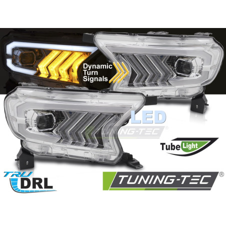 Fari Anteriori Cromato per Ford Ranger V 2016-2022 (Cod. TT-LPFOB9)