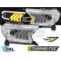 Fari Anteriori Cromato per Ford Ranger V 2016-2022 (Cod. TT-LPFOB9)