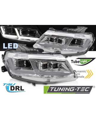 Fanali Posteriori LED Cromato per Chevrolet Camaro Full 2016-2018 (Cod. TT-LPCT22)