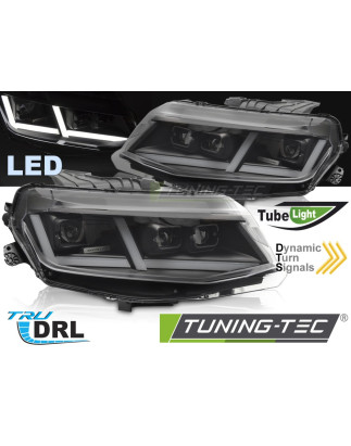 Fanali Posteriori LED Nero per Chevrolet Camaro Full 2016-2018 (Cod. TT-LPCT23)