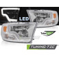 Fanali Posteriori LED LED Cromato per Dodge Ram 2009-2018 (Cod. TT-LPDO37)