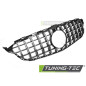 Griglia Frontale Cromato Nero per Mercedes-Benz W205 /s205 14-21/C205 15-23/A205 16-23 2014-2021 (Co