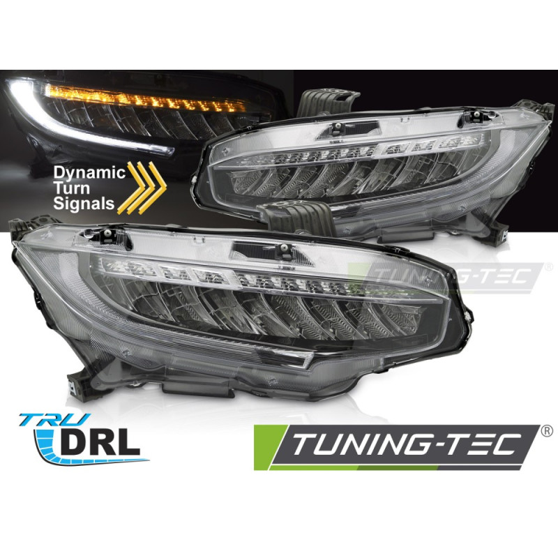 Fari Anteriori LED per Honda Civic X 2016-2021 (Cod. TT-LPHO37)