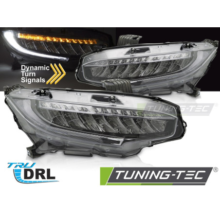 Fari Anteriori LED per Honda Civic X 2016-2021 (Cod. TT-LPHO37)