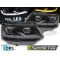 Fari Anteriori Luci Diurne DRL LED Cromato per Volkswagen T5.1 2010-2015 (Cod. TT-LPVX25)