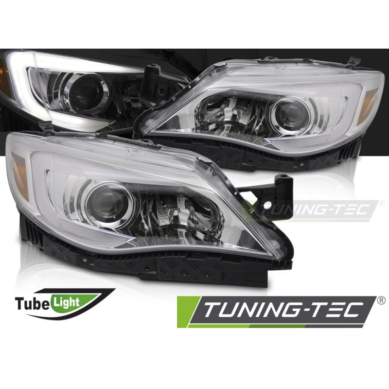 Fari Anteriori Cromato per Subaru Wrx 2008-2014 (Cod. TT-LPSU27)
