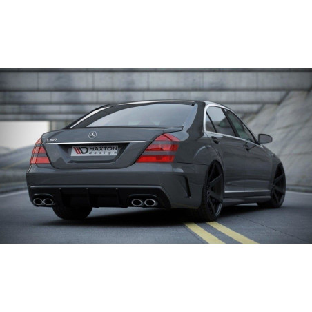 Mercedes-Benz S W221 (Look W205) Paraurti posteriore + Sottoparaurti posteriore (Cod. M-ME-S-221-W20