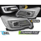Fari Anteriori Luci Diurne DRL Cromato per Subaru Forester Iv 2013-2018 (Cod. TT-LPSU19)