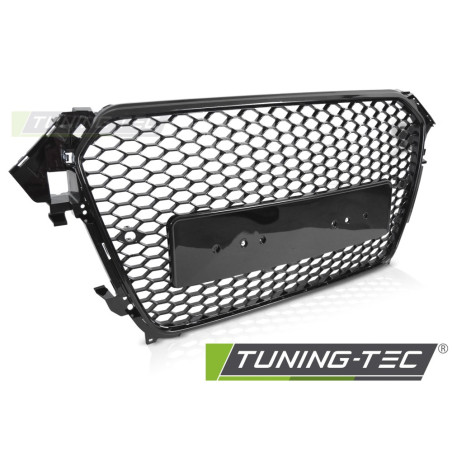 Griglia Frontale Nero Lucido Nero per Audi A4 B8 2012-2015 (Cod. TT-GRAU99)
